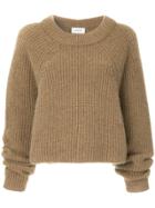 Lemaire Chunky Knit Jumper - Brown
