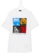 Diesel Kids Trigg T-shirt, Boy's, Size: 14 Yrs, White