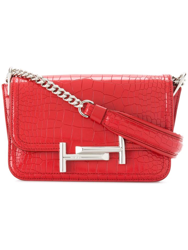 Tod's Double T Mini Crossbody Bag - Red