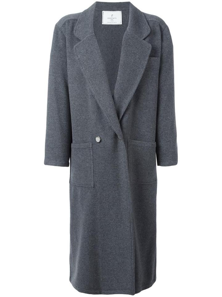 Carolinaritz 'martine' Coat, Women's, Size: 36, Grey, Wool/polyester/polyamide