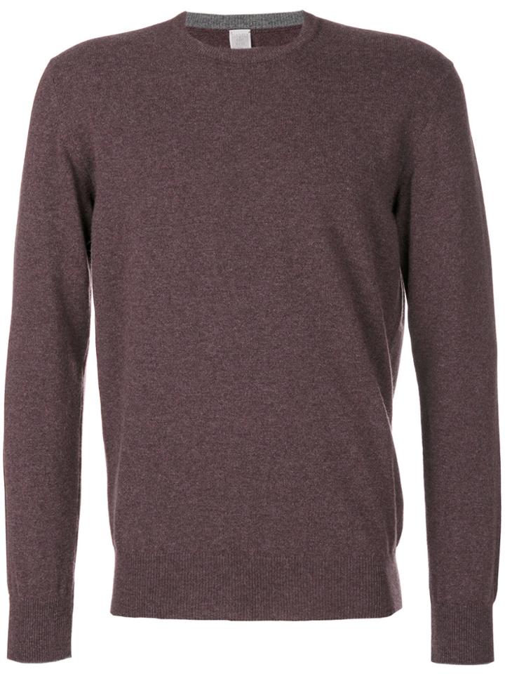 Eleventy Plain Sweatshirt - Pink & Purple