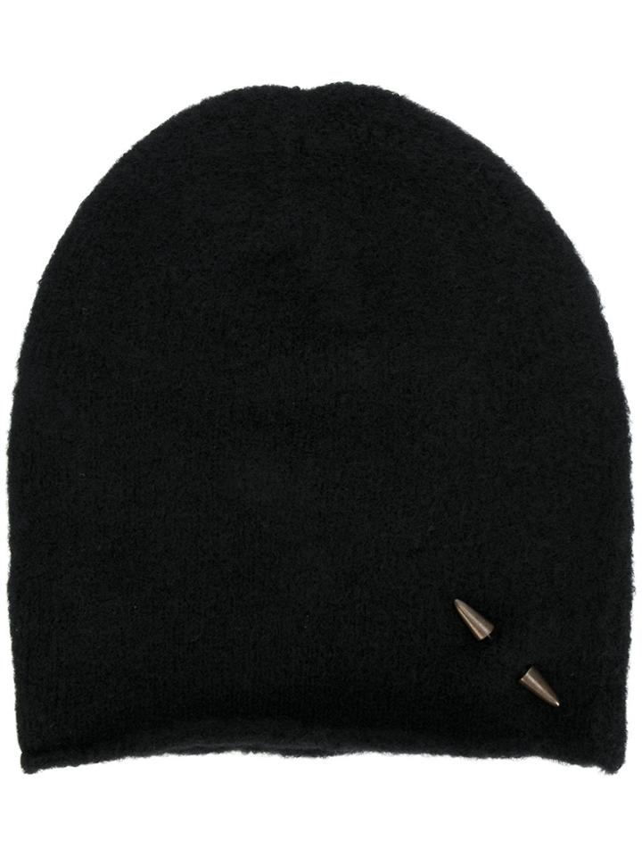 Isabel Benenato Classic Beanie - Black