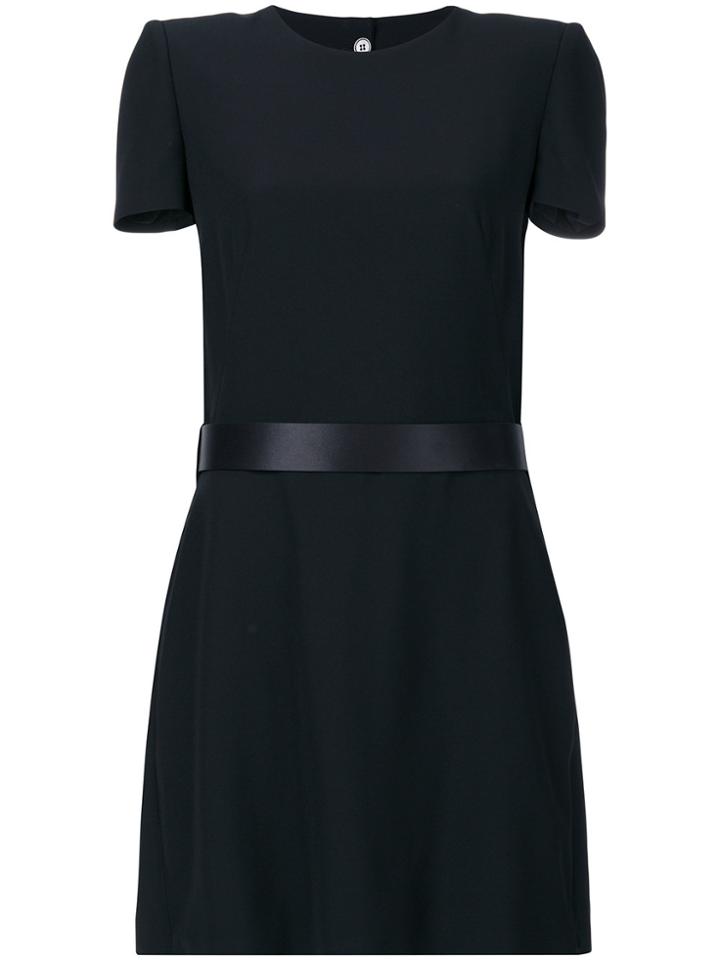 Alexander Mcqueen Flared Back Belted Dress - Unavailable