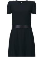 Alexander Mcqueen Flared Back Belted Dress - Unavailable