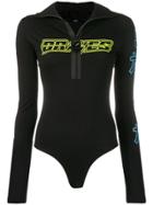 Diesel Hooded Racing Bodysuit - Black