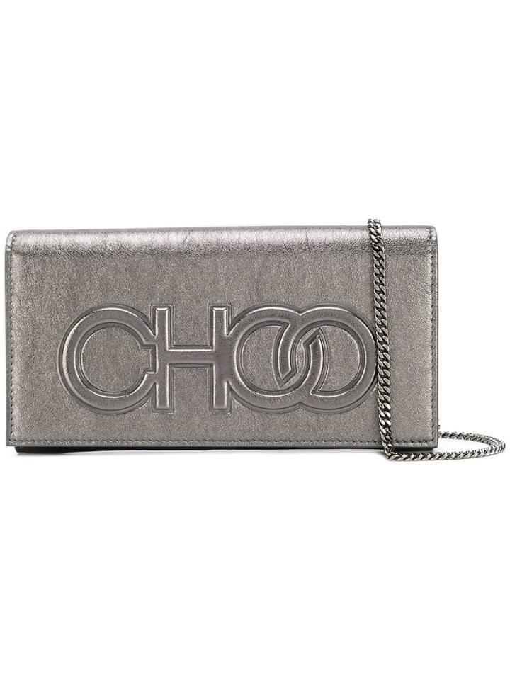 Jimmy Choo Santini Clutch Bag - Silver