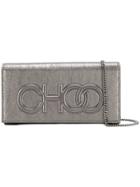 Jimmy Choo Santini Clutch Bag - Silver