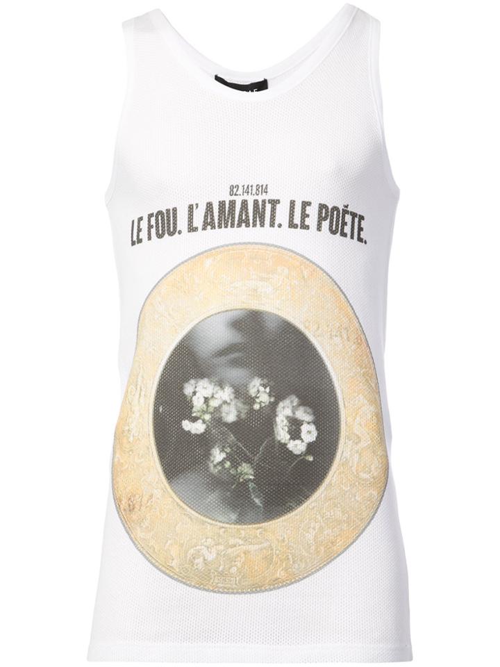 Icosae Sunset Bloom Tank - White