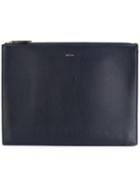 Paul Smith - Logo Embossed Clutch Bag - Men - Leather - One Size, Black, Leather