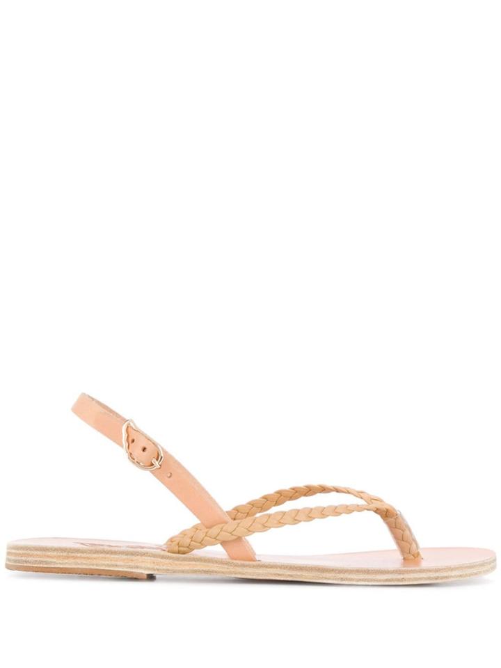 Ancient Greek Sandals Hera Braids Sandals - Neutrals