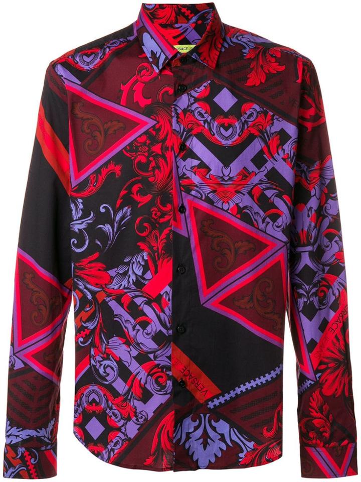 Versace Jeans Tribal Print Shirt - Red