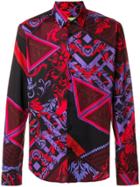 Versace Jeans Tribal Print Shirt - Red