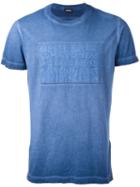 Diesel - Printed T-shirt - Men - Cotton - L, Blue, Cotton