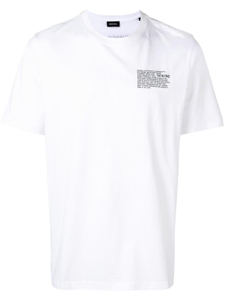 Diesel T-just-y1 T-shirt - White