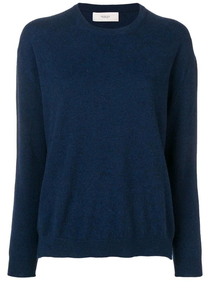Pringle Of Scotland Knitted Jumper - Blue