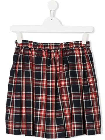 Touriste Tartan Check Skirt - Red