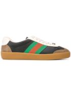 Gucci G74 Sneakers With Web - 2361 Ardesia