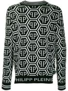 Philipp Plein All Over Pp Jumper - White