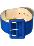 Yves Saint Laurent Vintage High-waist Belt, Women's, Size: 75, Blue
