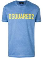 Dsquared2 Logo Printed T-shirt - Blue