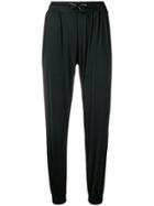Pinko Drawstring Slim-fit Trousers - Black