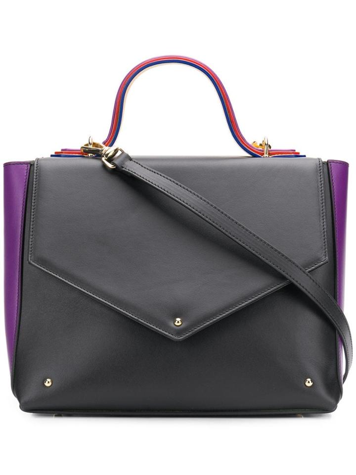 Sara Battaglia Square Shaped Bag - Black