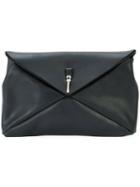 Ma+ - Envelope Clutch - Unisex - Calf Leather - One Size, Black, Calf Leather