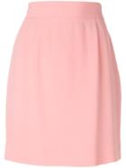 Moschino Vintage Classic A-line Skirt - Pink & Purple