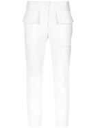 Giuliana Romanno Pockets Cropped Trousers - White
