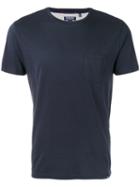 Woolrich Plain T-shirt, Men's, Size: Large, Blue, Cotton/modal