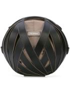 Perrin Paris Multi Strips Tote - Brown