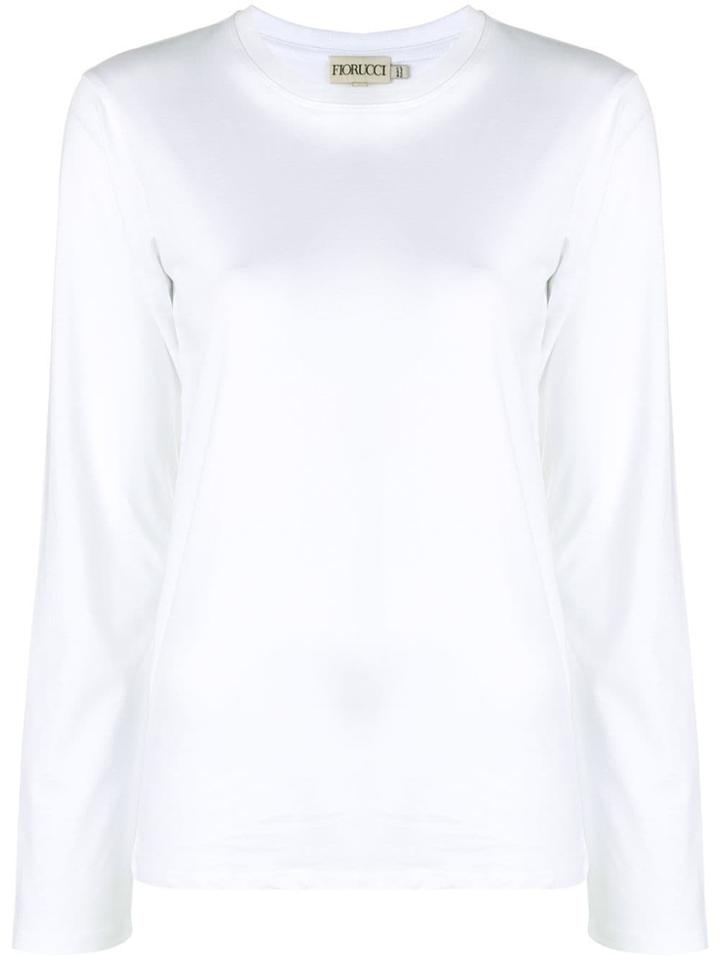 Fiorucci Cherub Long Sleeved T-shirt - White