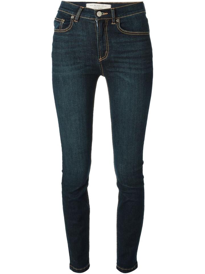 Marc By Marc Jacobs Cropped Jeans, Women's, Size: 26, Blue, Cotton/polyester/spandex/elastane