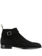 Doucal's Buckled Ankle Boots - Black