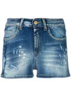Frankie Morello Camelie Denim Shorts - Blue