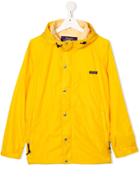 Denim Dungaree Hooded Technical Jacket - Yellow