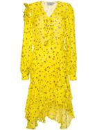 Preen By Thornton Bregazzi Margo Floral Print Asymmetric Dress -