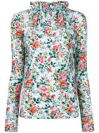 Golden Goose Deluxe Brand Floral Print Blouse - Blue