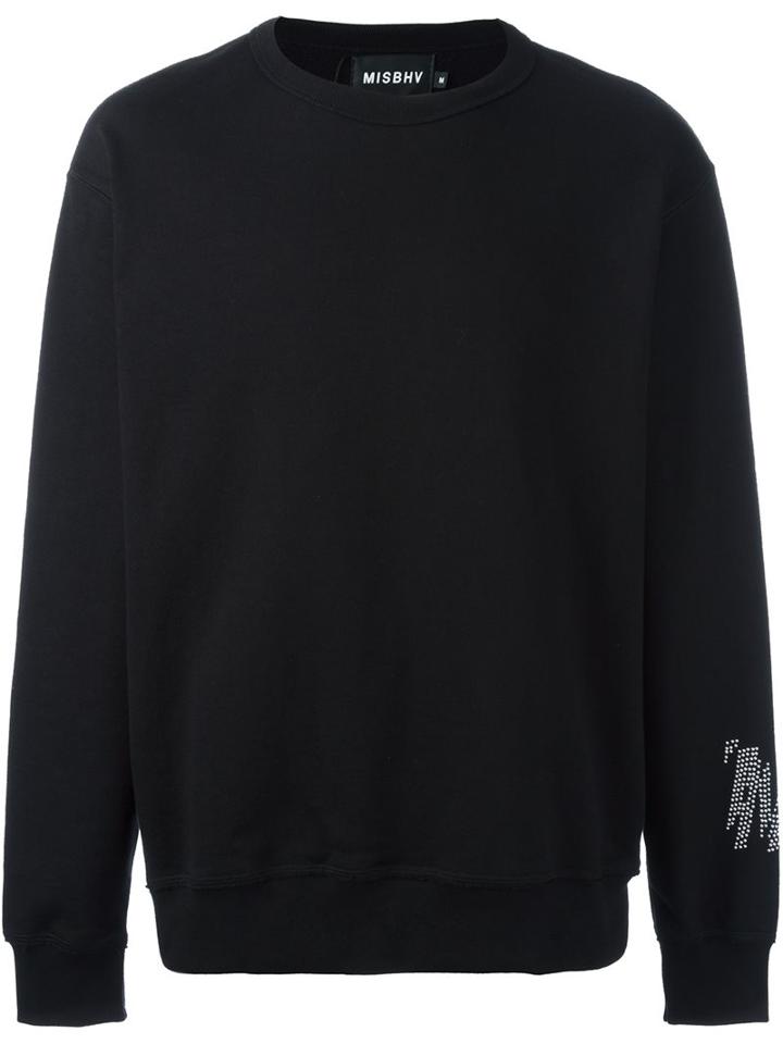 Misbhv 'sonic You' Sweatshirt, Adult Unisex, Size: Large, Black, Cotton