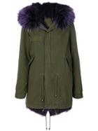 Mr & Mrs Italy Fur Trim Parka - Green