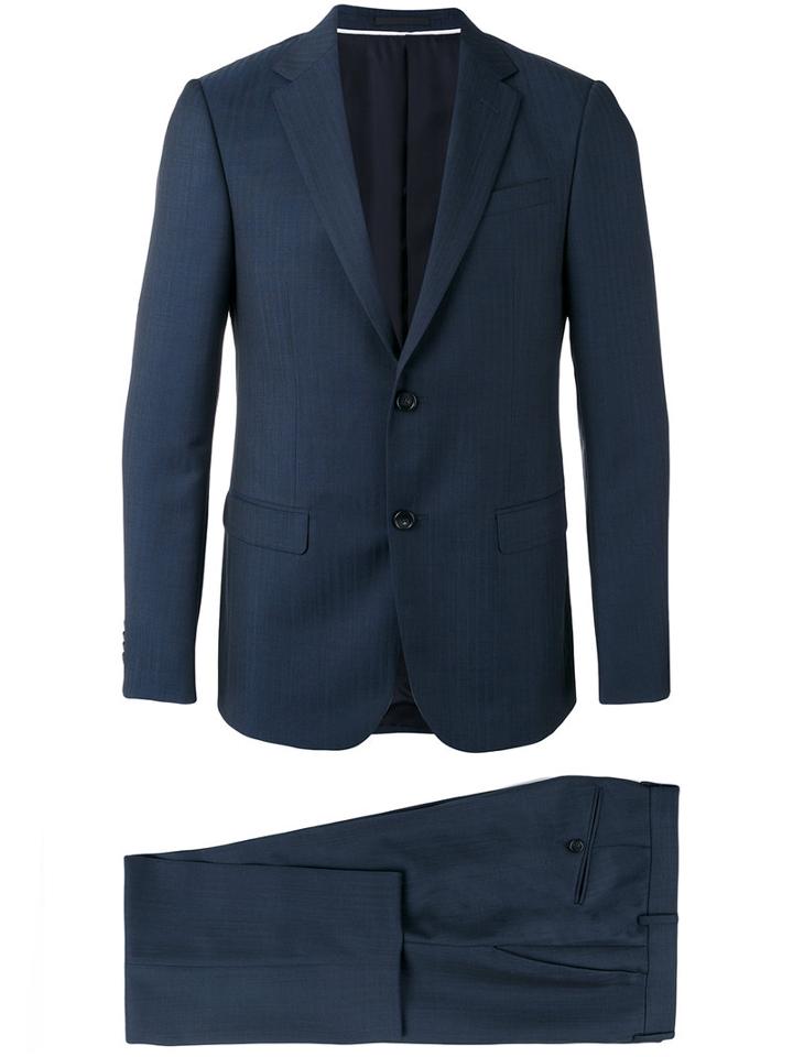 Z Zegna - Single-breast Suit - Men - Cupro/mohair/wool - 48, Blue, Cupro/mohair/wool