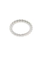 Isabel Lennse Thin Twisted Ring - Silver