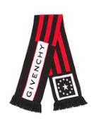 Givenchy - Logo Print Scarf - Men - Acrylic/wool - One Size, Black, Acrylic/wool
