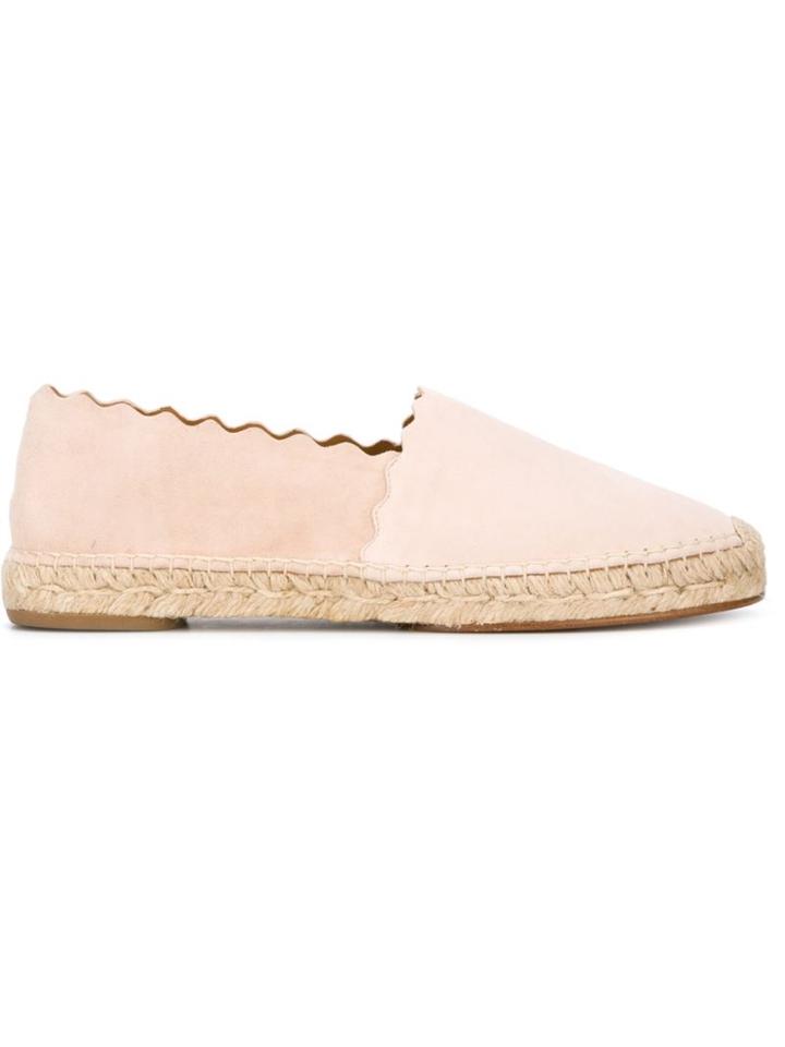 Chloé Lauren Espadrilles, Women's, Size: 39, Nude/neutrals, Leather/suede/raffia