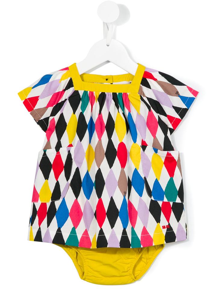 Rykiel Enfant - Diamond Check Dress - Kids - Cotton - 6 Mth