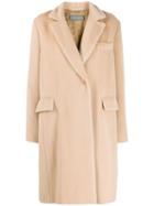 Alberta Ferretti Cappotto Coat - Neutrals