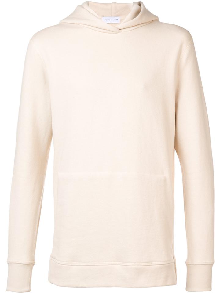 John Elliott Zipped Detail Hoodie - Nude & Neutrals