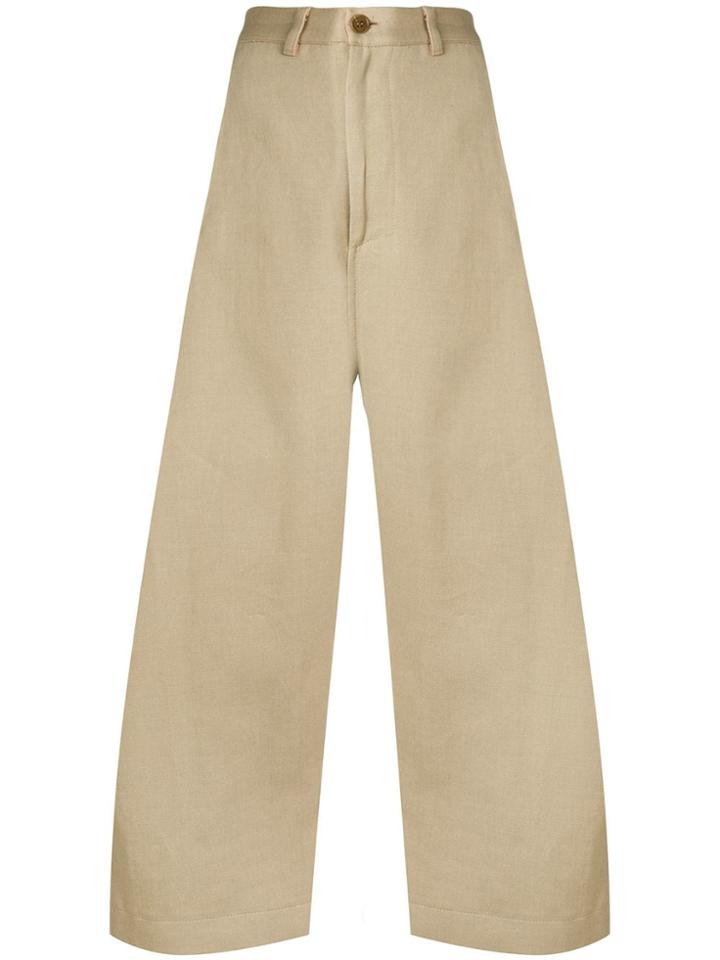 Henrik Vibskov Siri Cropped Trousers - Neutrals