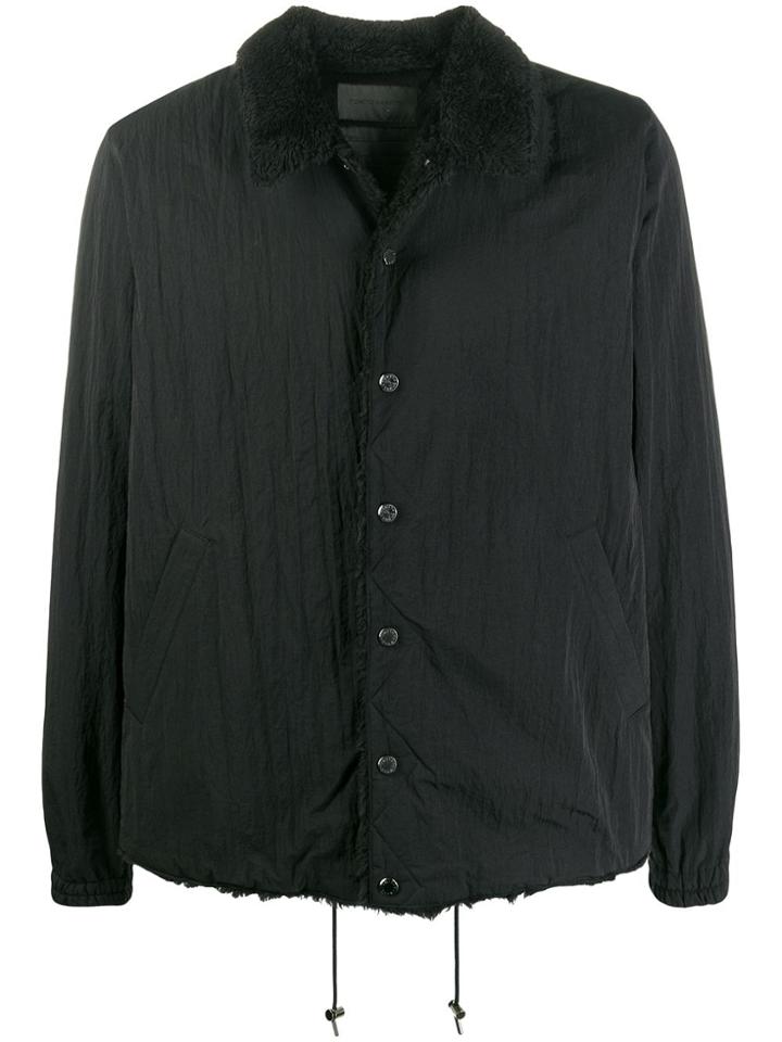 Fumito Ganryu Single-breasted Fitted Jacket - Black