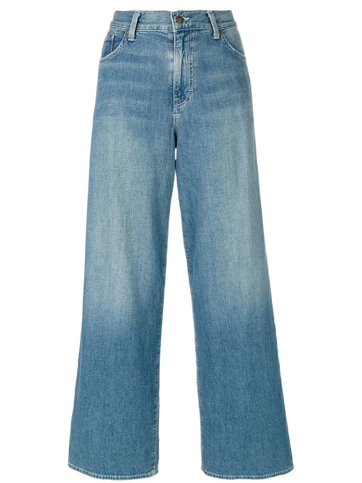 Vince - Flared Jeans - Women - Cotton - 28, Blue, Cotton